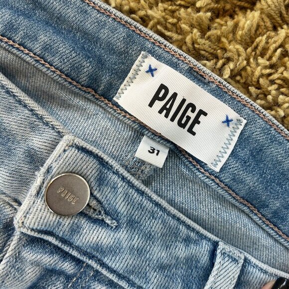 Paige High Rise Cindy - Shooting Star w/ Stellar Hem In Women's Size 31 - Picture 4 of 9